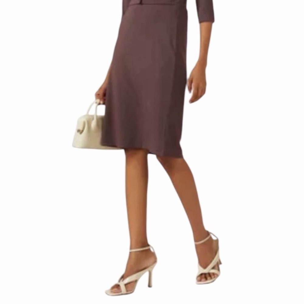 NWT SKIMS Smooth lounge Skirt •raisin• Sm